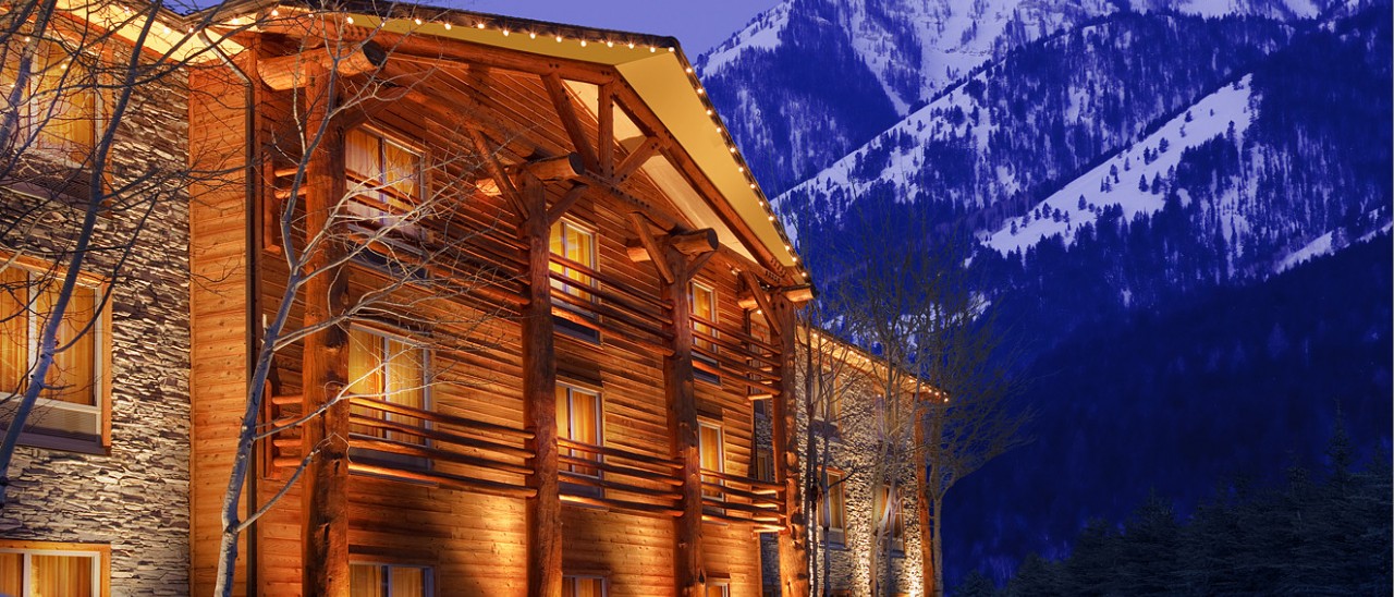 LODGE AT JACKSON HOLE Jackson Hole North American Skiing   WinterExterior 1 Maxi X1280y548 